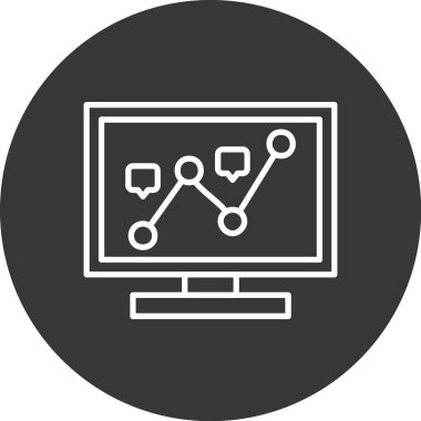 seo modern simgesinin vektör illüstrasyonu