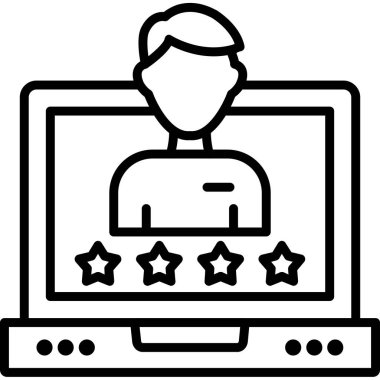 Geri bildirim. Web simgesi basit tasarım