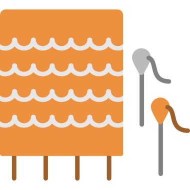 yiyecek simgesi, vektör illüstrasyonu