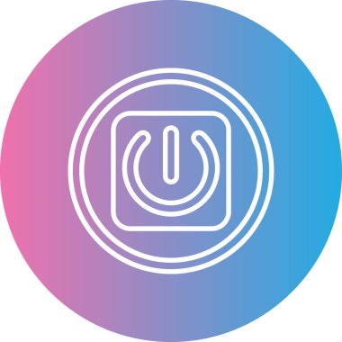 Eşsiz Güç Vektör Satırı Simgesi