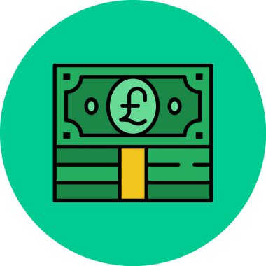 Para için. Web simgesi basit tasarım