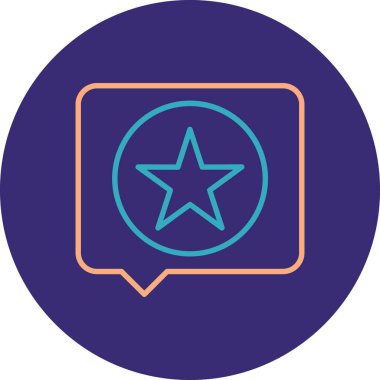 yıldız simgesi vektör illüstrasyonu