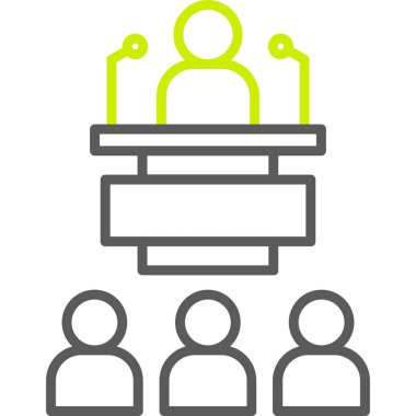 İş simgesinin vektör illüstrasyonu