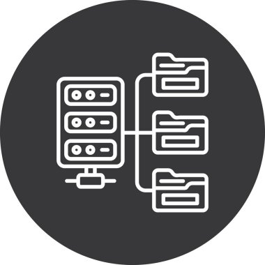 Sunucu simgesi, basit stil