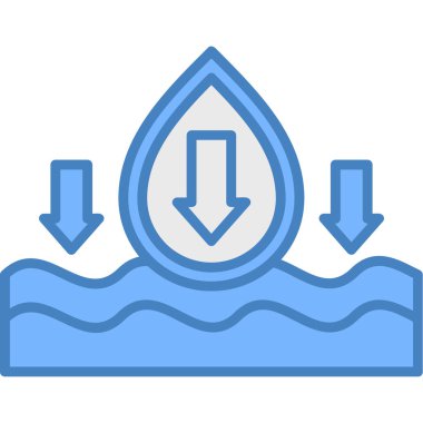 su damlası vektör simgesi