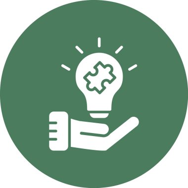 Ampul. Web simgesi basit illüstrasyon