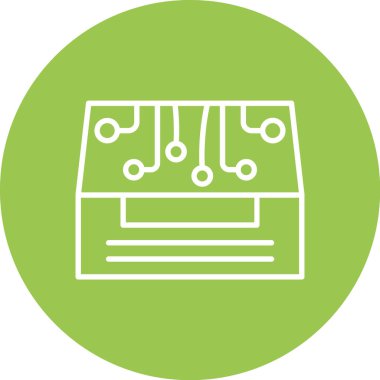 Modern b 'nin vektör illüstrasyonu eksik simgesi