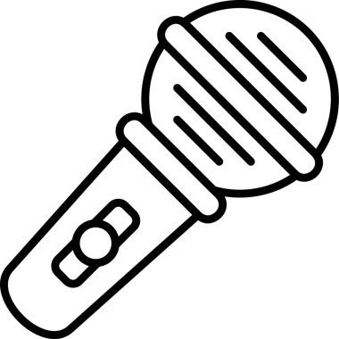 dış hat biçiminde ses mikrofon ses simgesi