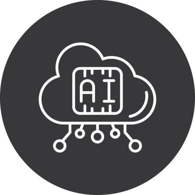 vektör bulut bilgi işlem simgesi