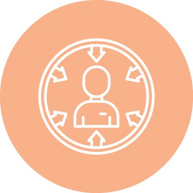 seo modern simgesinin vektör illüstrasyonu