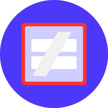 İşaretleme web simgesini basit illüstrasyonla kontrol et