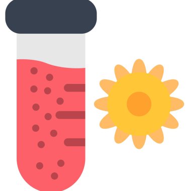 covid - 19 virüs koronirirus simgesi düz stil