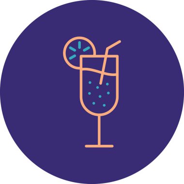 Şampanya simge vektör çizim