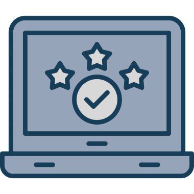 Bilgisayar. Web simgesi basit illüstrasyon