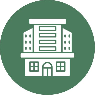 Bina simgesi. vektör tasarımı