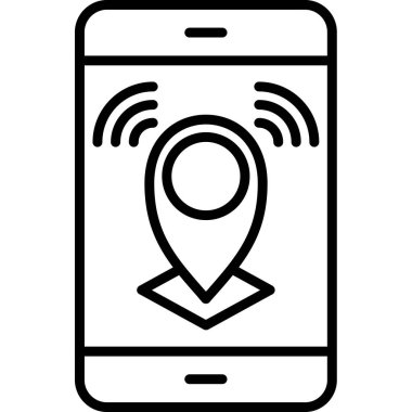 GPS yön bulma simgesi. beyaz arkaplanda izole edilmiş web tasarımı için harita gezinme vektörü simgesi