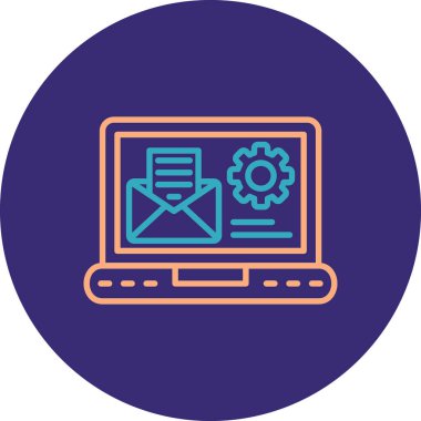 Web simgesi, vektör illüstrasyonu