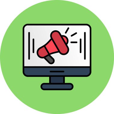 hoparlör vektör illüstrasyonu