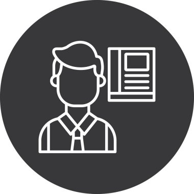 İş ve finans simgesinin vektör illüstrasyonu