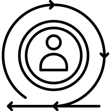 kullanıcı arayüzü simgesi, vektör illüstrasyonu basit tasarım