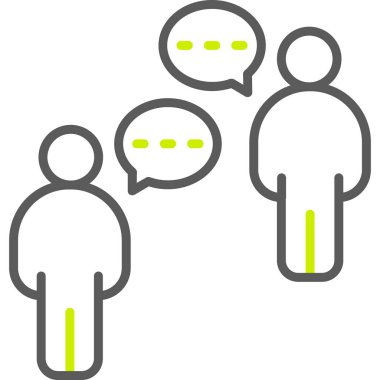 Konuşma baloncukları ikon vektör çizimi