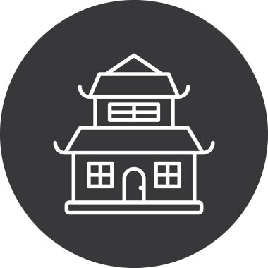 Yapı simgesinin vektör illüstrasyonu