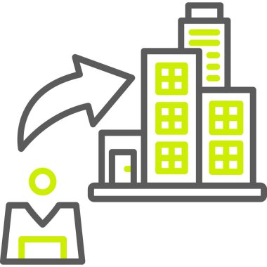 iş simgesi vektör illüstrasyonu