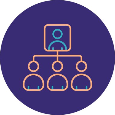 İnsan simgesinin vektör illüstrasyonu