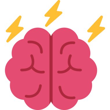 Saydam arkaplanda izole edilmiş modayı takip eden beyin simgesi