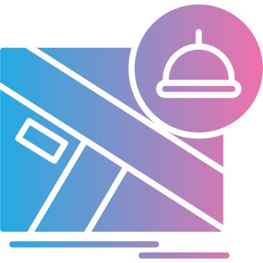 Gıda simgesinin vektör illüstrasyonu