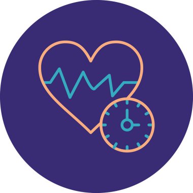 Vektör Kalp Simgesi illüstrasyonu