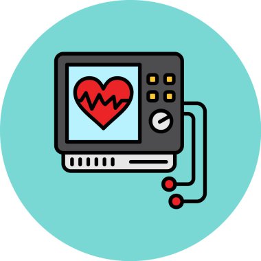 Sağlık ve tıbbi ikon vektör çizim grafiği