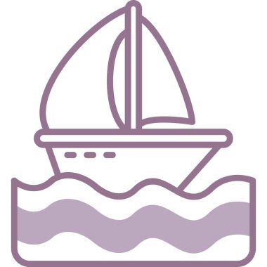 Yolcu gemisi. Basit resimleme