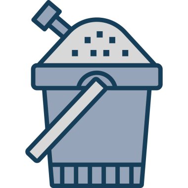 Çöp kutusu simgesi. Web için çöp kutusu vektör simgelerinin özet çizimi