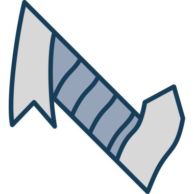 Balta. Web simgesi basit illüstrasyon