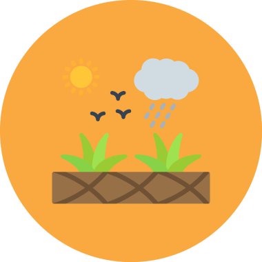 güneş simgesi ile bulut