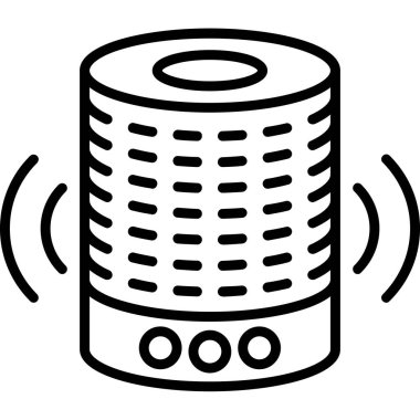 konuşmacı hacmi izole vektör simgesi düzenlenebilir