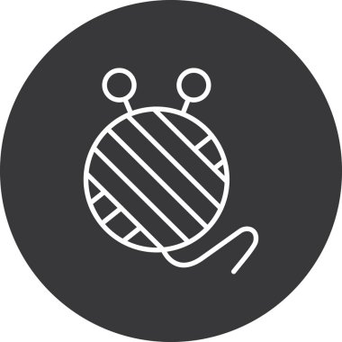 Bir top simgesinin vektör illüstrasyonu