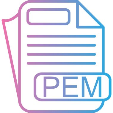 dosya biçimi simgesi, vektör illüstrasyonu