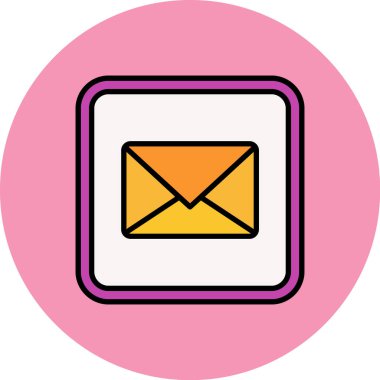 e- posta simgesi, vektör illüstrasyonu