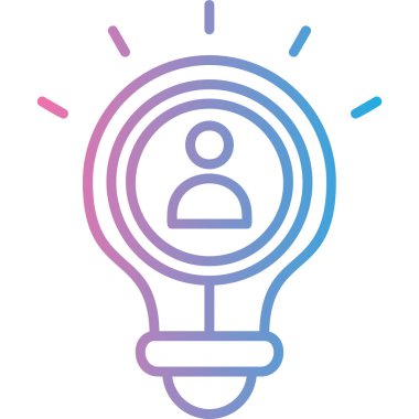 Modern vektör simgesi fikri