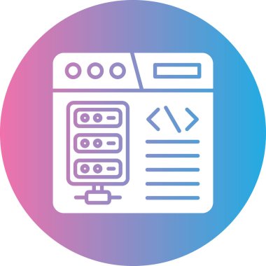 seo modern simgesinin vektör illüstrasyonu