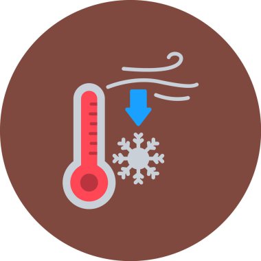 sıcaklık simgesi vektör illüstrasyonu