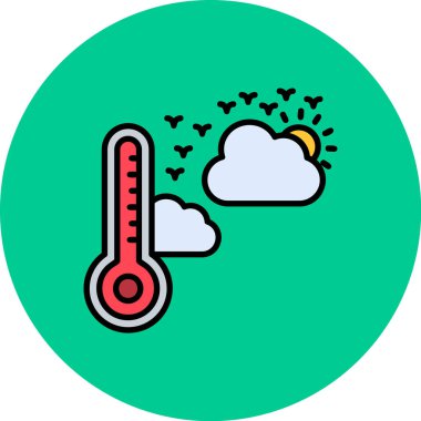 hava simgesi vektör illüstrasyonu