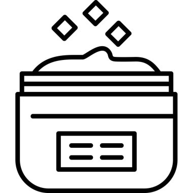 kek web simgesi, ana hatlı vektör çizimi