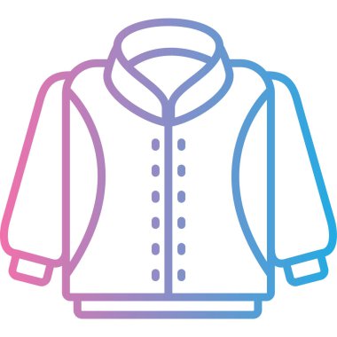 Kıyafetler. Web simgesi basit illüstrasyon