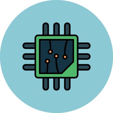 Bir web simgesinin vektör illüstrasyonu