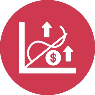 Ok. Web simgesi basit illüstrasyon