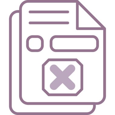 dosya biçimi simgesi, vektör illüstrasyonu