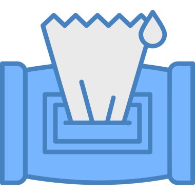 Temizlik kovası. Basit resimleme